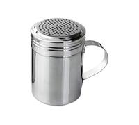 C&S Homestore Stainless Steel Dredger Shaker with Handle 10oz/300ml for Sugar, Flour, Cocoa, Chocolate, Icing Sugar, Cappuccino & Pancakes
