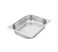 C&S Homestore Stainless Steel Gastronorm 1/2 Size Pan - Perforated Variant - Durable Food Storage Container for Catering, Buffet, Bain Marie, Chafing Dish - Perforated 7ltrs 1/2 100mm