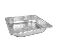 C&S Homestore Stainless Steel Gastronorm 1/2 Size Pan - Perforated Variant - Durable Food Storage Container for Catering, Buffet, Bain Marie, Chafing Dish - Perforated 4.5ltrs 1/2 65mm