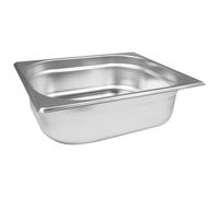 C&S Homestore Stainless Steel Gastronorm 1/2 Size Pan - Solid Variant - Durable Food Storage Container for Catering, Buffet, Bain Marie, Chafing Dish - 7ltrs 1/2 100mm