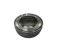 C&S Homestore Stainless Steel Masala Spice Storage Container with Transparent Lid - 13.5cm Diameter - Authentic Indian Style