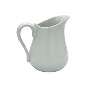 C&S Homestore White Porcelain Gravy Milk Jug 0.125L/125ml Cream Custard Serving