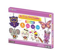 C.S. Kids BS14 Magic World DIY 6-in-1 Keychain - My Cross-Stitch Buddies, Educational Arts & Crafts Gifts, Bunny, Koala, Owl, Butterfly, Unicorn, Penguin