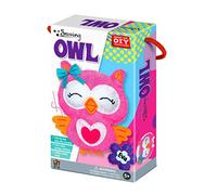 C.S. Kids Magic World DIY Personalised Owl Sewing Kit |Frist Sewing Arts & Crafts Gifts | Educational Sewing Kit for Kids | Sew Your Own Owl (Safety Neddle & Instruction Included)