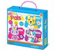 C.S.KIDS Magic World DIY Personalised Sewing Kit - My Sewing Pals (Puppy/Bunny/Kitten)|Arts & Crafts Gifts, Educational Sewing Kit for Kids, Sew Your Own, Multicolor (BS13)