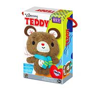C.S. Kids Magic World DIY Personalised Teddy Sewing Kit |Frist Sewing Arts & Crafts Gifts | Educational Sewing Kit for Kids | Sew Your Own Teddy Bear (Safety Neddle & Instruction Included)