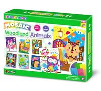 C.S. Kids Magic World Mosaic - Woodland Animals |Crafts Gifts | Educational Glitter Mosaic, Multi-Colour