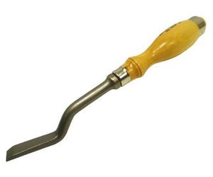 C.S Osborne Cranked Upholstery Ripping Chisel - Wooden Handle No. 761W 1/2