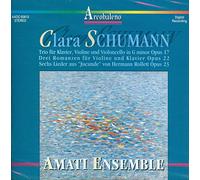 C Schumann: Chamber and Vocal Works