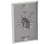 C Series Commercial Style Sringwound Auto Off In-Wall Time Switch, 2 Hours Timer Length, SPST Switch Type by "TORK a brand of NSi Industries, LLC"