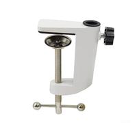 C Shape Desk Clamp, Aluminum Alloy Base Desktop, Fixed C-clip Cantilever Bracket, Desktop Mounting Clamp For Microphone Stands Equipment (white)