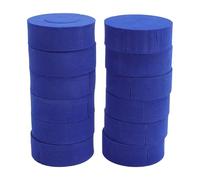 C Shape Hair Curler Sponge Hair Rollers Heatless Styling Tools for Beautiful Curls Without Damage Daily Makeup Blue 12pcs