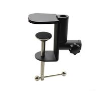 C-shaped Desk Clamp, Table Lamp Clip Metal Base I-Clip Cantilever Bracket for Desktop Fixed Bracket Clamp Lamp Holder Stand Adjustable(black)