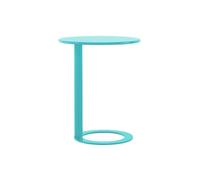 C Shaped Side Table for Living Room & Bedroom Modern Round Coffee Table with Metal Frame Perfect for Small Spaces & Offices Stylish & Functional Design