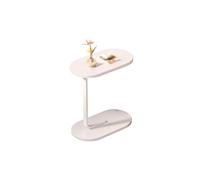 C-Shaped Side Table Multifunctional Snack Table for Sofa & Bedside Stable & Space-Saving Design Easy to Embed Under Sofas Color D