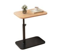 C Shaped Sofa Side Table, Adjustable Height Coffee Table with 360° Swivel, Modern Design for Sofa and Bathtub