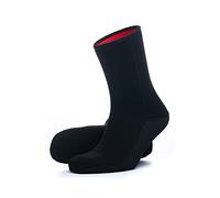 C-Skins 2023 Legend 4mm Thermal Neoprene Wetsuit Socks - Black - Glued and Blindstitched Seams - Reinforced kevlar sole Adult Footwear - 11