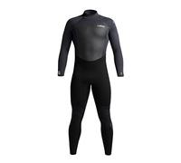 C-Skins 2023 Mens Legend 4/3mm Back Zip Wetsuit - Black Anthracite - Easy Stretch - Xtend neoprene upper body Mens Wetsuit - M