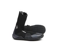C-Skins 2023 Mens Legend 5mm Zipped Round Toe Wetsuit Boot Boots - Black Charcoal - Multi layer sole rubber reinforcement Adult Footwear - 11