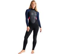 C-Skins 2023 Womens Element 3/2mm Back Zip Wetsuit - Slate Coral - Breathable - Xtend neoprene - Mesh Skin chest and back