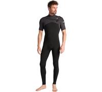 C-Skins 2026 Mens NuWave Session Lite 2/2mm Chest Zip Short Arm Wetsuit - Black/Meteor