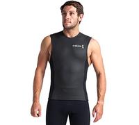 C-Skins Men's Legend 2:2 Flatlock Rash Vest (L) Black