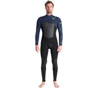 C-Skins Mens NuWave Wired 5/4mm Chest Zip Wetsuit - Black Bluestone x Cool Green