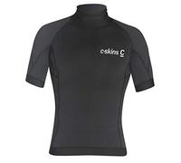 C-Skins Mens Thermal Skins Short Sleeve Vest Top - Black - Thermal Warm Heat Layer Layers Easy Stretch Breathable