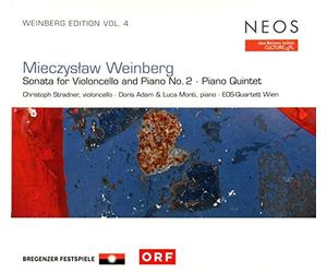 C.Stradner;D.Adam;L.Monti;EOS-Quartett Wien - Sonata for Violoncello & Piano No2, Quintet(Vol 4)