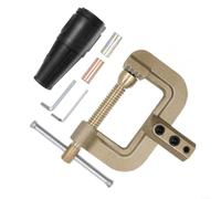 C Style Ground Clamp for TIG for MIG Welding, Brass Screw Lock | Solid Brass, 58mm Jaw Capacity, Secure Screw-lock, For MIG for tig Welding, for heavy-duty Metal Fabrication