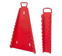 C&T 2 Pack Magnetic Wrench Organizer,Magnetic Wrench Holder, SAE and Metric,Premium Quality Wrench rack,1/4" - 1/16", 6mm-24mm, 15+12pack