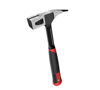 C&T 600 g Roofing Hammer, Carpenter's Hammer, One-Piece Single-Ended Hammer, One-piece Fully Forged Construction, with Magnetic Nail Hold, Excellent Vibration Damping