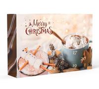 C&T Advent Calendar "Fairytale Hot Chocolate" 2024 exciting Italian cocoa powders in 24 flavours with refinement tips - Beverage powder