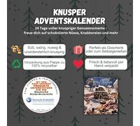 C&T Crunchy Advent Calendar 2024-24 Delicious Snack Mixes - Including Nuts & Munchies with Chocolate, Honey & More - Food Lovers Christmas Calendar