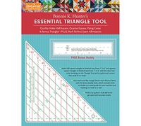 C&T Publishing Fast2Cut Bonnie Hunter's Essential Triangle Tool, Multi-Colour, 30.48 x 24.13 x 0.43 cm
