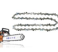 C·T·S Saw Chain Pitch 3/8-inch Low Profile Gauge 0.050-inch Drive Links 62 Semi-Chisel Chainsaw Chain Bar Length 18-inch Replaces Oregon 91VXL062 Husqvarna 5911060-62