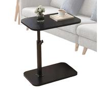 C Tabelle 360° Swivel Table for Small Spaces Versatile Sofa Table Nightstand Laptop Desk for Living Room Bedroom Study & Compact Areas