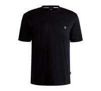 BOSS C-Taut 01 Regular Fit Nickel Logo T-Shirt - Black, Black, Size S, Men Black