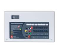 C-Tec CFP704-4 CFP Standard 4 Zone Conventional Fire Alarm Panel, LPCB Certified to EN54-2/4, 4 Sounder Circuits, Integrated PSU, Surface/Flush Mount, Keypad/Keyswitch Access