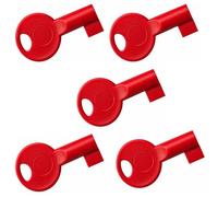 C-TEC Fire Alarm Panel Key (Pack of 5) Replacement S-KEY for CFP, XFP & ZFP Fire Alarm Control Panels - Spare Reset, Test & Access Key for Maintenance Engineers & Facilities Management