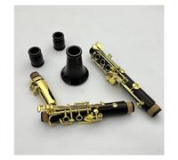 C Tone Clarinet Ebony/Bakelite Body Gold Keys Professional Clarinet Instrument With Case Clarinet Kit (Color : Bakelite)