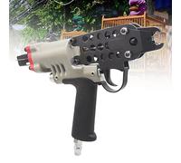 C-Type Hog Ring Gun & Snap-Ring Pliers, Heavy Duty Pneumatic Stapler for Quick Fastening of 5.7-7.0mm C Rings in Spring Mattresses and Upholstery