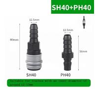 C-Type Self-Locking Quick Connector for Air Compressors, Pneumatic Fittings with 8/10/12mm Compatibility, Made of Plastic Steel and 304 Stainless Steel, Max Pressure 15 kgf/cm², Leak-Proof a