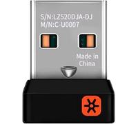 C-U0007 Unifying Receiver for Mouse and Keyboard Works with Any Logitech Product That Display The Unifying Logo (Orange Star, Connects up to 6 Devices) (C-U0007 C-U0008 C-U0006)