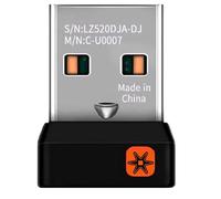 C-U0008 Unifying Receiver for Mouse and Keyboard Works with Any Logitech Product That Display The Unifying Logo (Orange Star, Connects up to 6 Devices) (C-U0007 C-U0008 C-U0006)