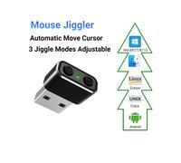 (C) Undetectable Mouse Jiggler 5V 1A Movement Simulation Wired Wireless Mouse Compatible for Computer Awakening for Keeps PC Active