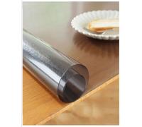 C Waterproof Table Pad Protector 72x38 Inch - Non-Slip Vinyl Tablecloth Cover, 2mm PVC Mats for Dining Room, Office De, Dressers - Black Table Protector