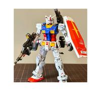 (C, with box) Xingdong HG 1/144 RX-78 GTO VER 2.0 Model Kit Assembly Action Figures Collection Robot Figurine Plastic Model Hobby Toys Gifts