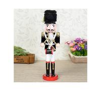 (C) Wooden Nutcracker Doll Soldier Vintage Handcraft Decoration Christmas Gifts