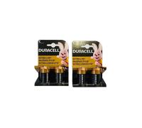 (C x 4pc) Duracell AA, AAA, D, C, 2032, 9V (LR14 LR20 6LR61 CR2032 Variety) Batteries